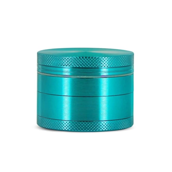 Grinder turquoise en alu pour herbes, plantes sèches et CBD