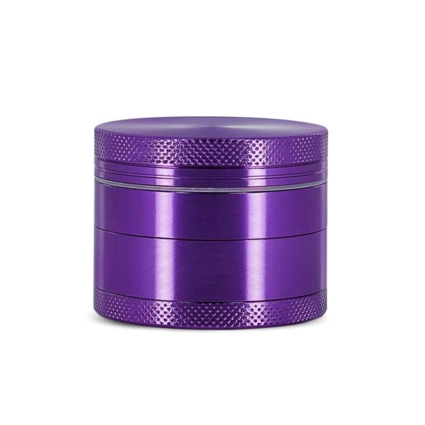 Grinder violet en alu pour herbes, plantes sèches et CBD