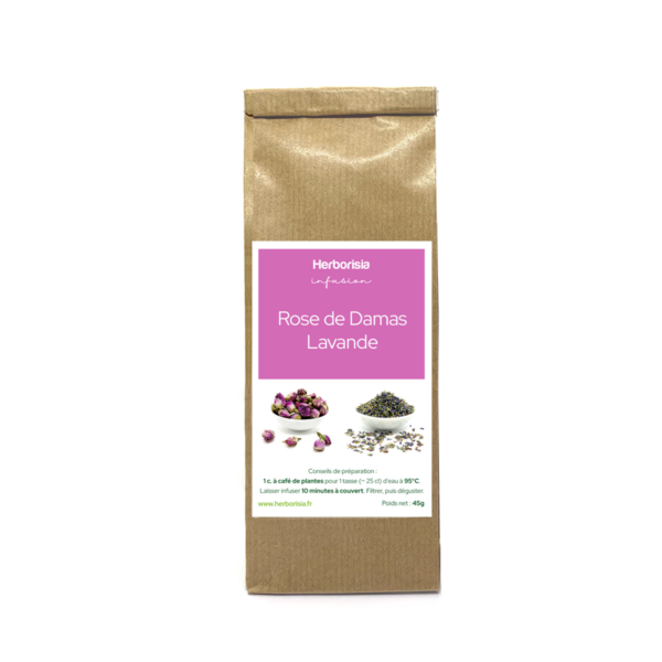 Infusion DUO Rose de Damas et Lavande