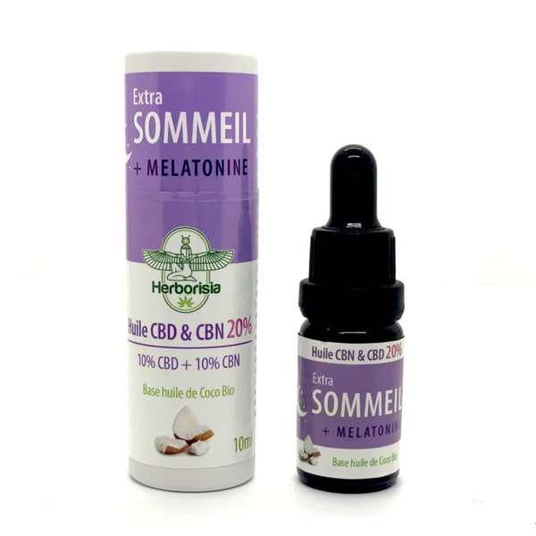 Huile Extra SOMMEIL | 10% CBD & 10% CBN + Mélatonine | 10ml 1