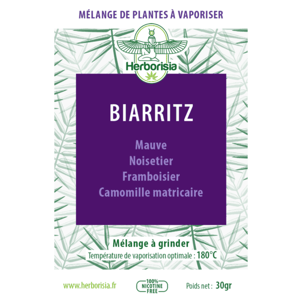 Substitut de tabac | Mélange de plantes à vaporiser 100% naturelles - “BIARRITZ”