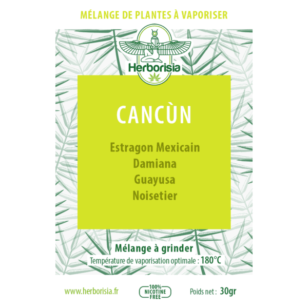 Substitut de tabac | Mélange de plantes à vaporiser 100% naturelles - “CANCUN”