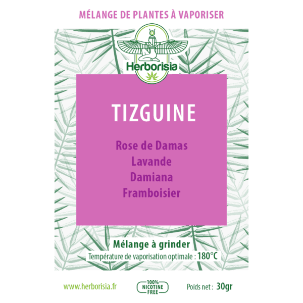 Substitut de tabac | Mélange de plantes à vaporiser 100% naturelles - “TIZGUINE”
