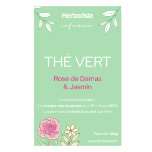 Thé vert BIO - Jasmin & Rose de Damas