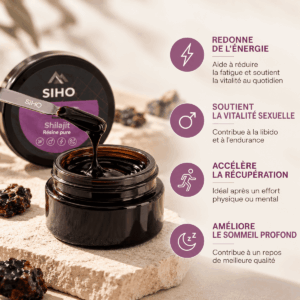 Herboristerie Paris - Spécialisée en vaporisation et CBD 19 Shilajit Résine - 72% d’acide fulvique
