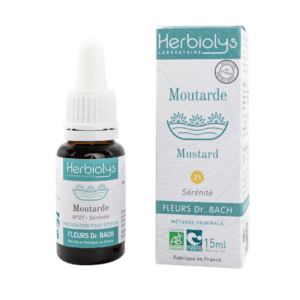 Fleur de Bach N°21 - Moutarde (Mustard) BIO - 15ml