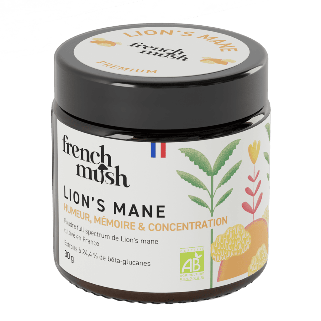Extrait de Lion's mane biologique en poudre - Champignon médicinal