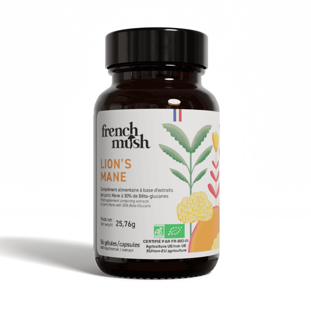 Extrait de Lion's mane biologique en gélule - Champignon médicinal