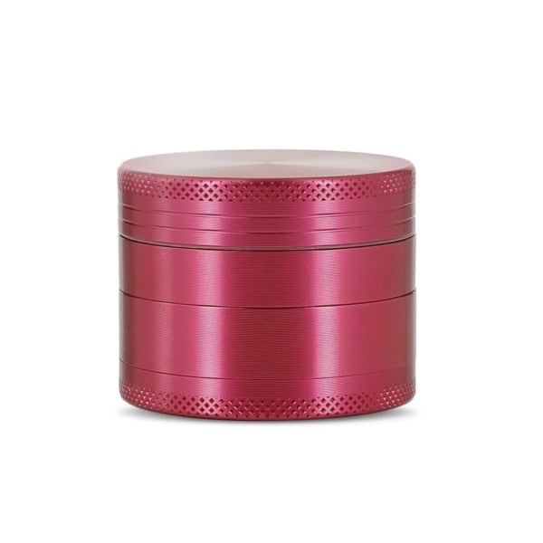 Grinder rose en alu pour herbes, plantes sèches et CBD