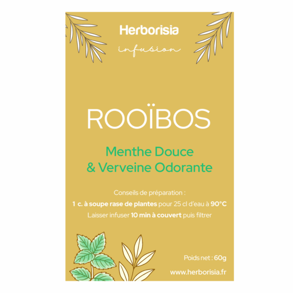 Infusion Rooibos BIO - Menthe Douce & Verveine Odorante | Digestion
