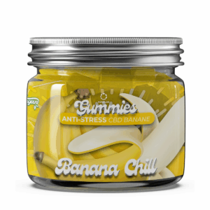 Gummies CBD Anti-Stress I Banana Chill I 20mg CBD, GABA & Magnésium par gummy