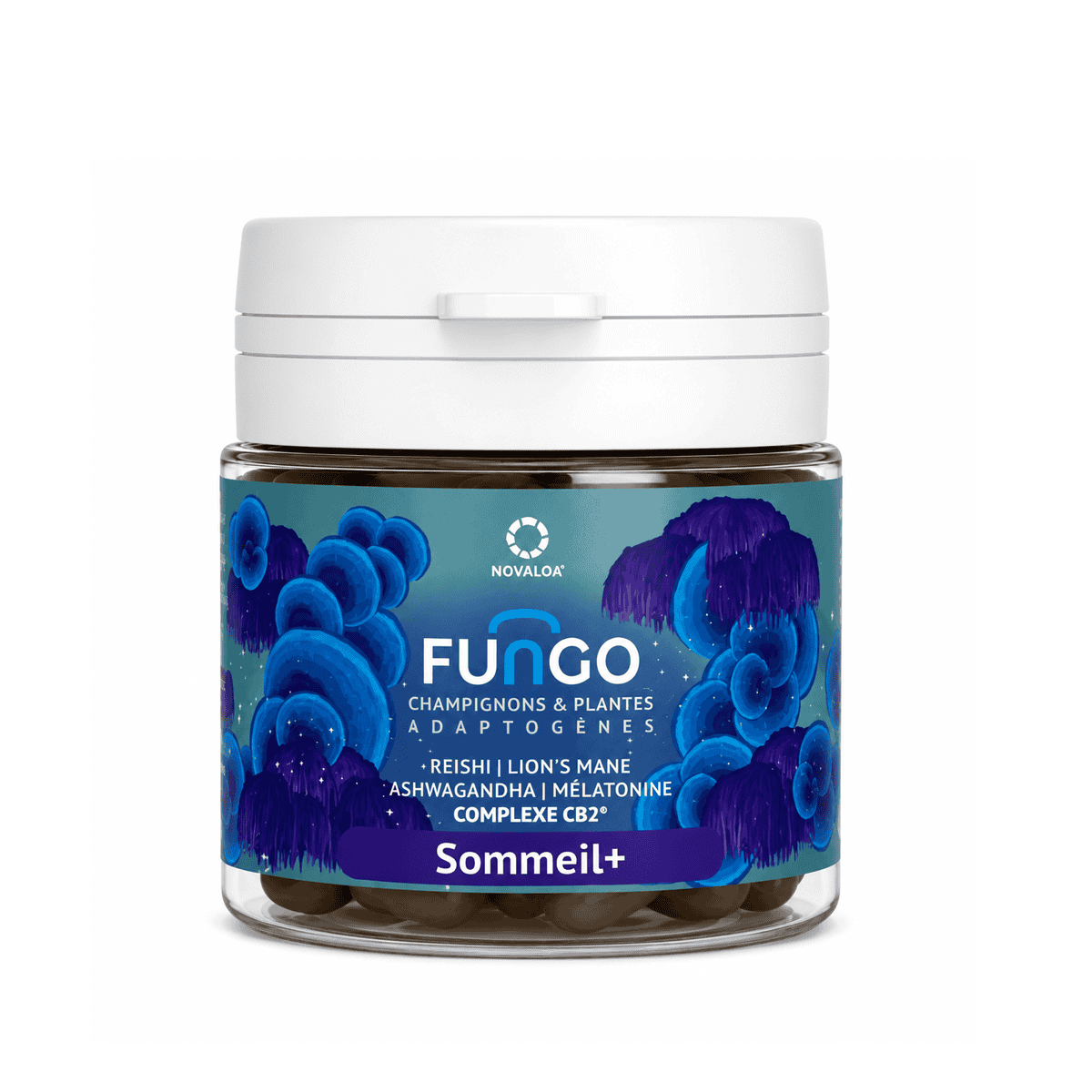 Gélules Sommeil + | Complexe CB2 | Lion's Mane & Reishi - Champignons et plantes adaptogènes 1 Gélules Sommeil + | Spectre Complet & Complexe CB2 | Lion's Mane & Reishi - Champignons et plantes adaptogènes