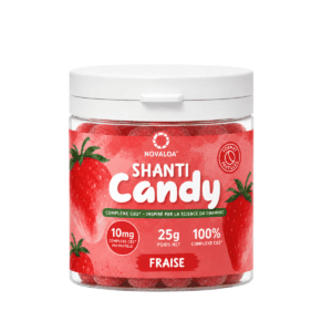 Bonbons Fraise | Complexe CB2 - Sans CBD | 10mg par pastille | 25g