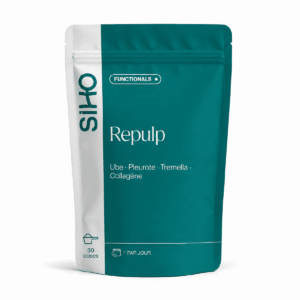 REPULP- Boisson fonctionnelle Ube Pleurote Tremella | Peau Fermeté Teint - Poudre 30 doses